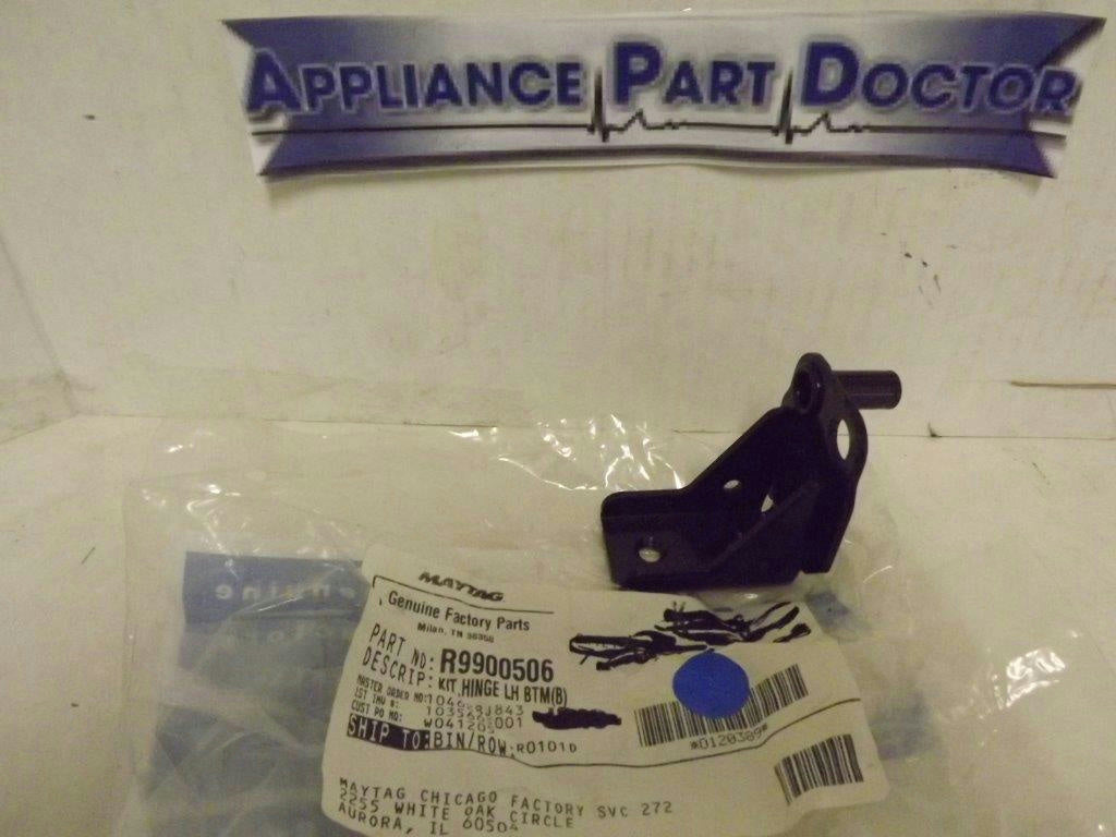 MAYTAG WHIRLPOOL REFRIGERATOR R9900506 LH BTM HINGE KIT (BLK) NEW MAYTAG WHIRLPOOL REFRIGERATOR R9900506 LH BTM HINGE KIT (BLK) NEW